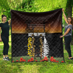 New Zealand and Australia ANZAC Day Quilt Soldier and Last Post Camouflage Pattern