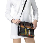 New Zealand and Australia ANZAC Day Shoulder Handbag Soldier and Last Post Camouflage Pattern