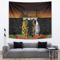 New Zealand and Australia ANZAC Day Tapestry Soldier and Last Post Camouflage Pattern