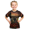 New Zealand and Australia ANZAC Day Kid T Shirt Kiwi Bird and Kangaroo Soldier