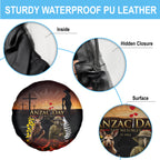 New Zealand and Australia ANZAC Day Spare Tire Cover Kiwi Bird and Kangaroo Soldier