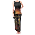 New Zealand and Australia ANZAC Day Tank Maxi Dress Kiwi Bird and Kangaroo Soldier