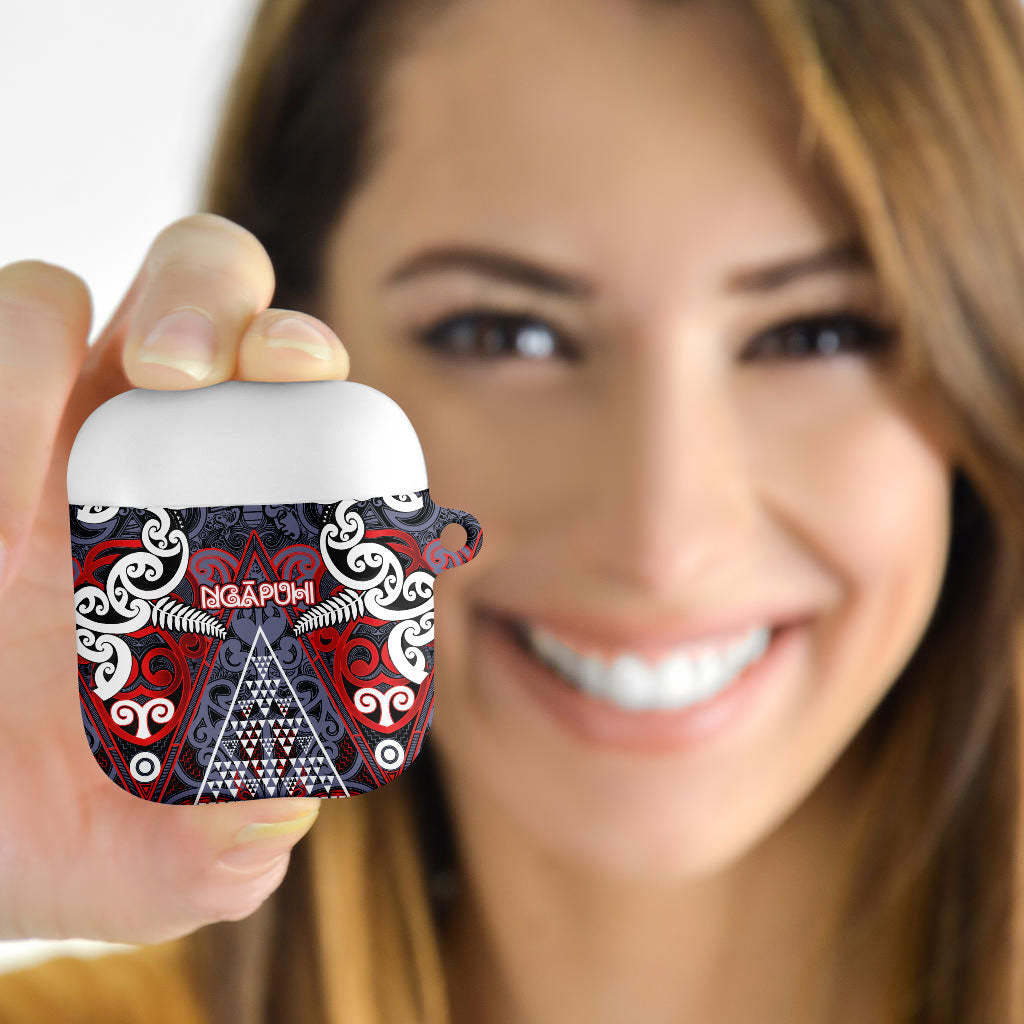 Aotearoa Iwi Ngapuhi AirPods Case Maori Motif Tribal