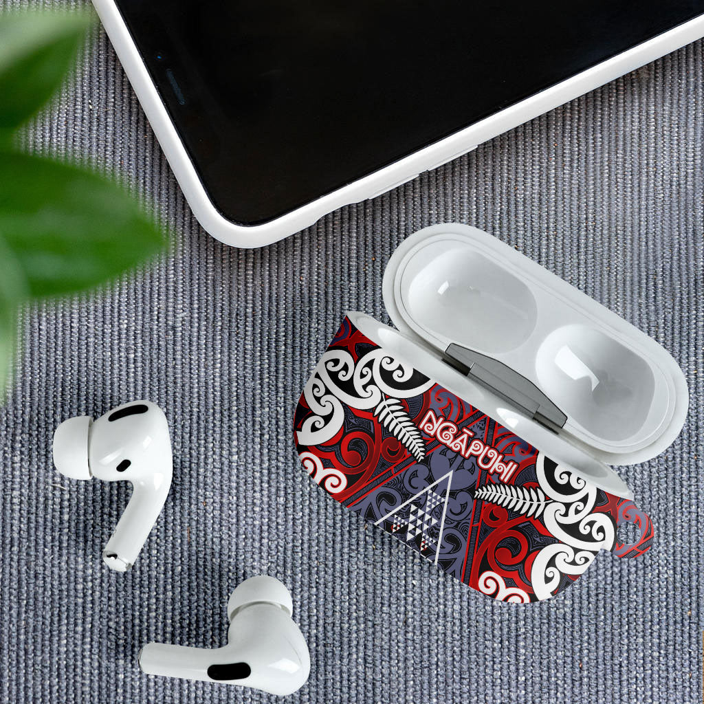 Aotearoa Iwi Ngapuhi AirPods Case Maori Motif Tribal