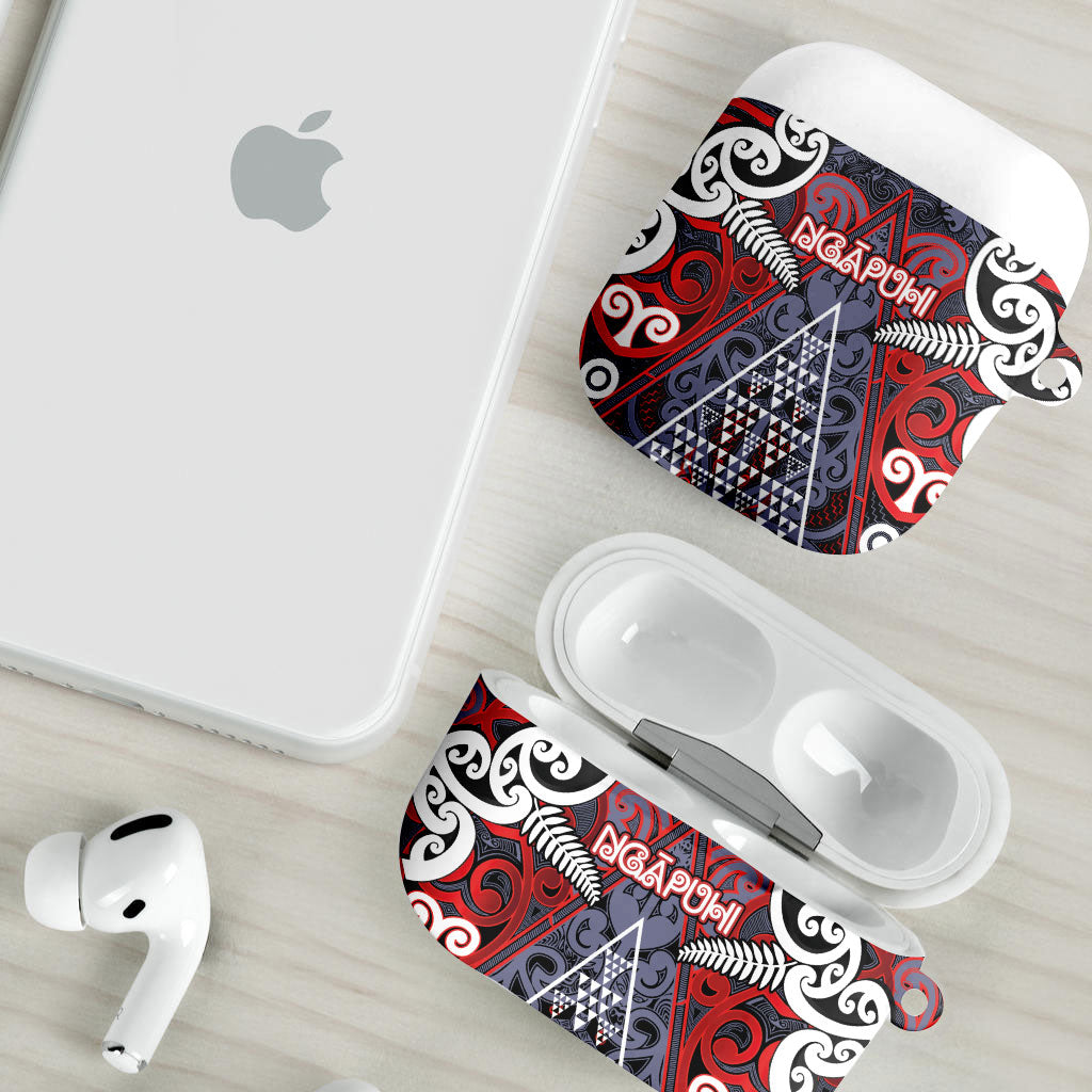 Aotearoa Iwi Ngapuhi AirPods Case Maori Motif Tribal