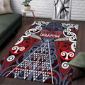 Aotearoa Iwi Ngapuhi Area Rug Maori Motif Tribal