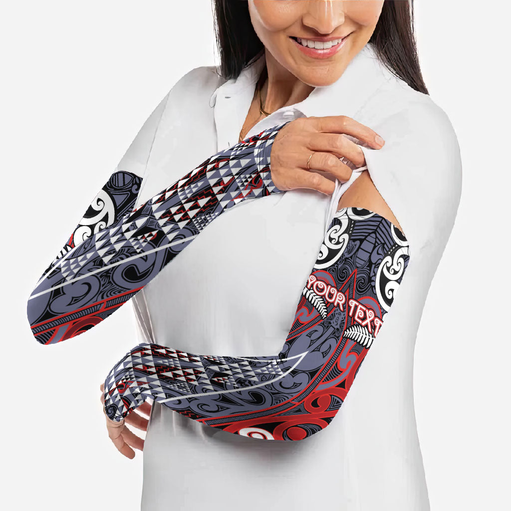 Personalised Aotearoa Iwi Ngapuhi Arm Sleeves Maori Motif Tribal