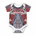 Personalised Aotearoa Iwi Ngapuhi Baby Onesie Maori Motif Tribal
