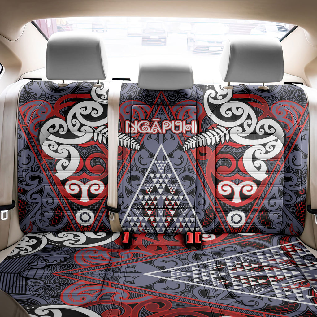 Aotearoa Iwi Ngapuhi Back Car Seat Cover Maori Motif Tribal
