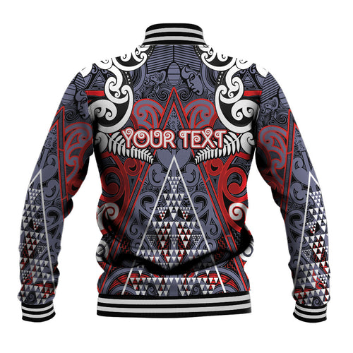 Personalised Aotearoa Iwi Ngapuhi Baseball Jacket Maori Motif Tribal