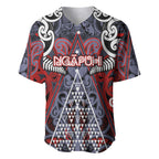 Personalised Aotearoa Iwi Ngapuhi Baseball Jersey Maori Motif Tribal