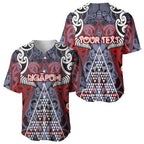 Personalised Aotearoa Iwi Ngapuhi Baseball Jersey Maori Motif Tribal