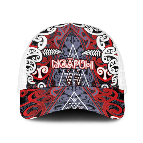 Aotearoa Iwi Ngapuhi Baseball Net Cap Maori Motif Tribal
