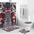 Aotearoa Iwi Ngapuhi Bathroom Set Maori Motif Tribal