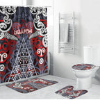 Aotearoa Iwi Ngapuhi Bathroom Set Maori Motif Tribal