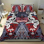 Aotearoa Iwi Ngapuhi Bedding Set Maori Motif Tribal