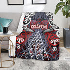 Aotearoa Iwi Ngapuhi Blanket Maori Motif Tribal