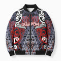 Personalised Aotearoa Iwi Ngapuhi Bomber Puffer Jacket Maori Motif Tribal