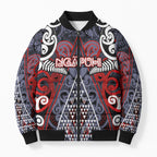 Personalised Aotearoa Iwi Ngapuhi Bomber Puffer Jacket Maori Motif Tribal