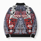 Personalised Aotearoa Iwi Ngapuhi Bomber Puffer Jacket Maori Motif Tribal