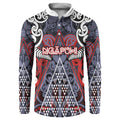 Personalised Aotearoa Iwi Ngapuhi Button Sweatshirt Maori Motif Tribal