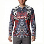 Personalised Aotearoa Iwi Ngapuhi Button Sweatshirt Maori Motif Tribal