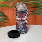 Personalised Aotearoa Iwi Ngapuhi 4 in 1 Can Cooler Tumbler Maori Motif Tribal