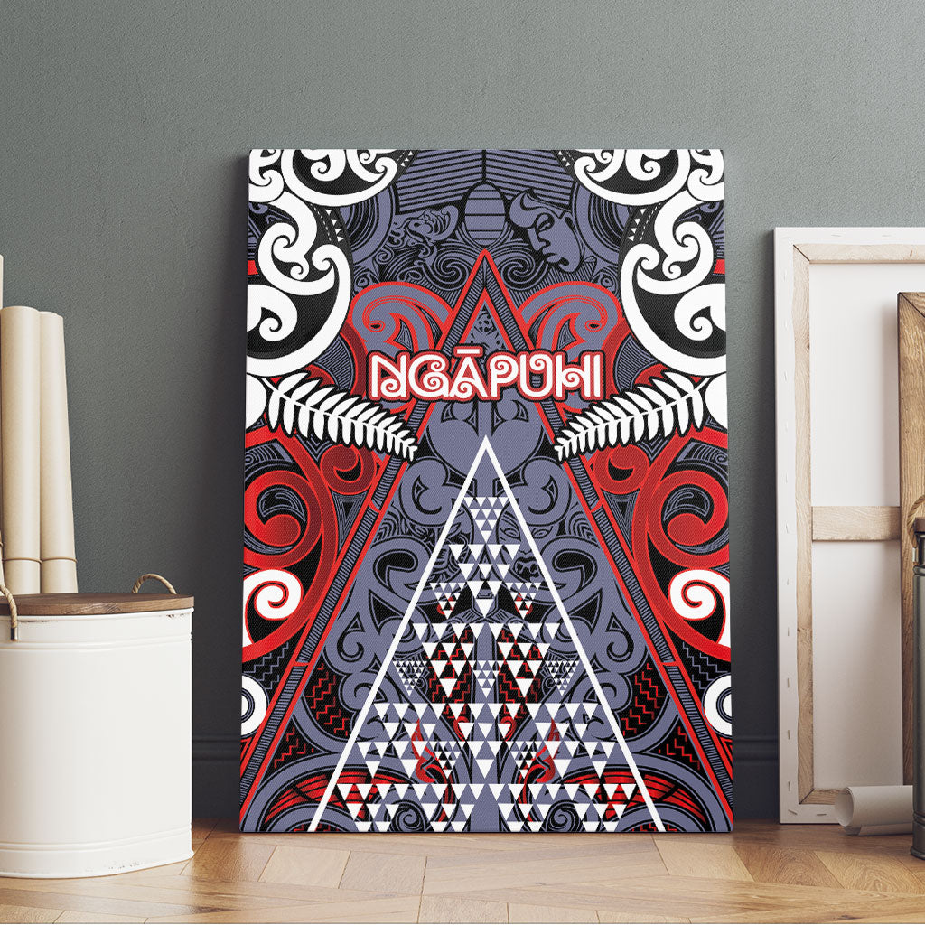 Aotearoa Iwi Ngapuhi Canvas Wall Art Maori Motif Tribal