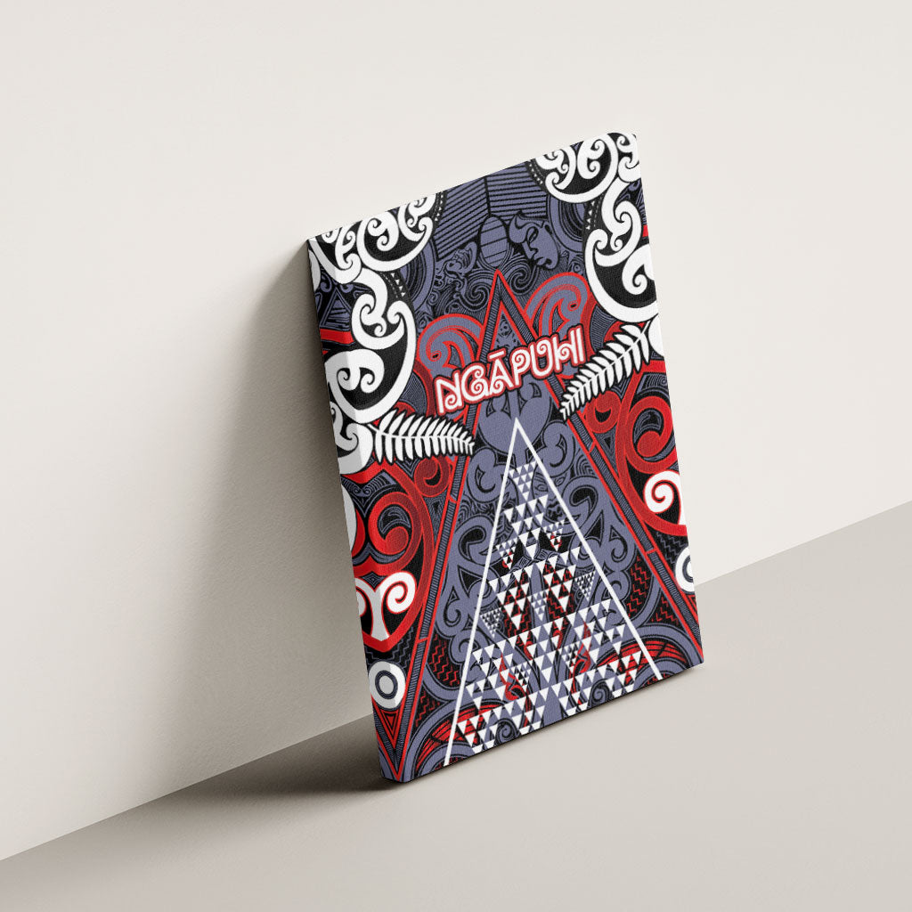 Aotearoa Iwi Ngapuhi Canvas Wall Art Maori Motif Tribal