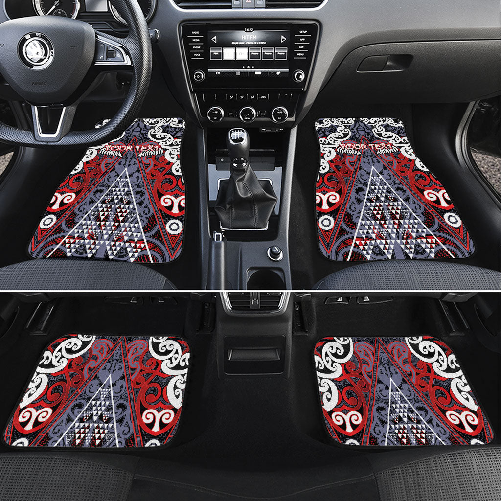 Personalised Aotearoa Iwi Ngapuhi Car Mats Maori Motif Tribal