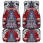 Personalised Aotearoa Iwi Ngapuhi Car Mats Maori Motif Tribal