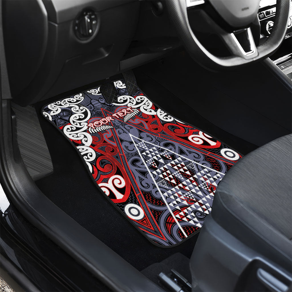 Personalised Aotearoa Iwi Ngapuhi Car Mats Maori Motif Tribal