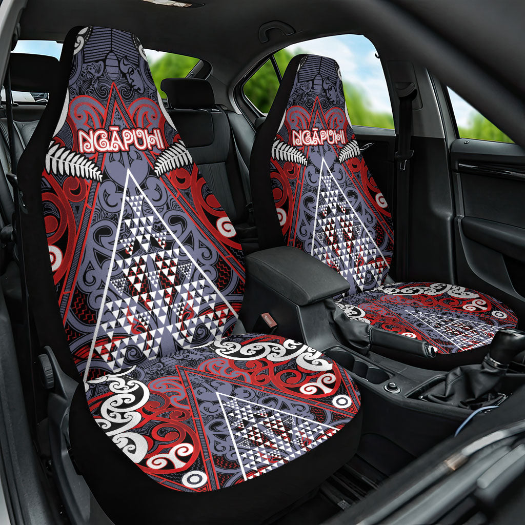 Aotearoa Iwi Ngapuhi Car Seat Cover Maori Motif Tribal