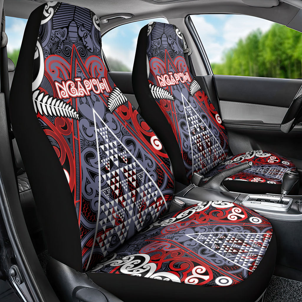 Aotearoa Iwi Ngapuhi Car Seat Cover Maori Motif Tribal