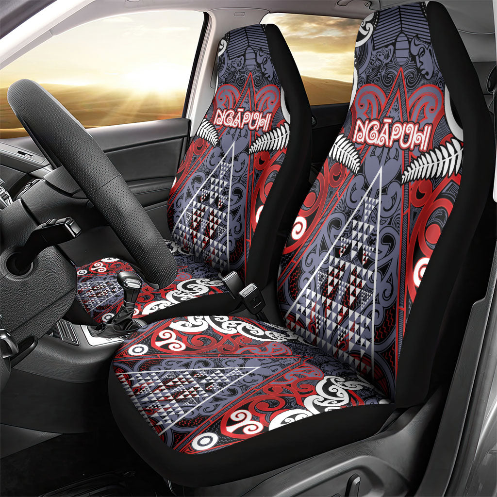 Aotearoa Iwi Ngapuhi Car Seat Cover Maori Motif Tribal