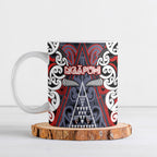 Personalised Aotearoa Iwi Ngapuhi Ceramic Mug Maori Motif Tribal
