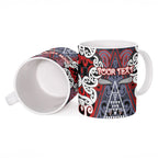 Personalised Aotearoa Iwi Ngapuhi Ceramic Mug Maori Motif Tribal