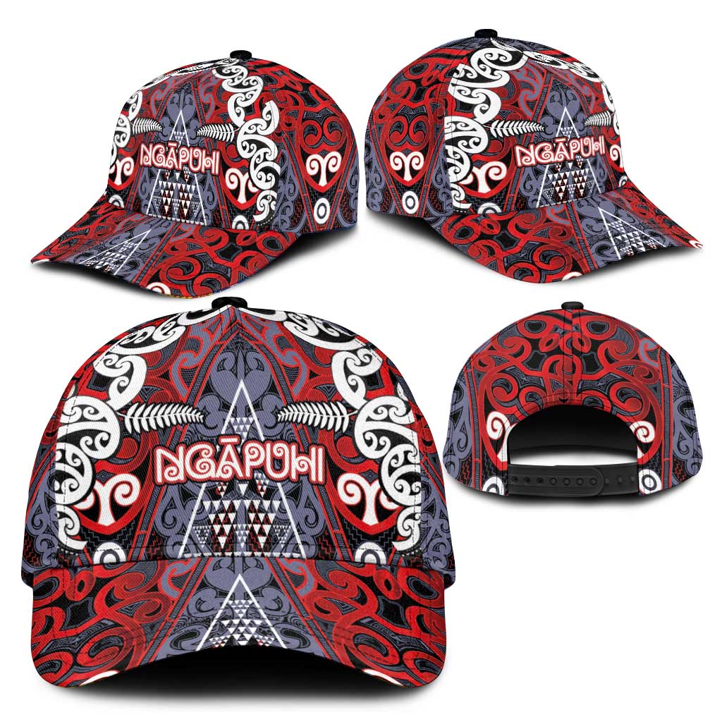 Aotearoa Iwi Ngapuhi Classic Cap Maori Motif Tribal