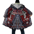 Personalised Aotearoa Iwi Ngapuhi Cloak Maori Motif Tribal