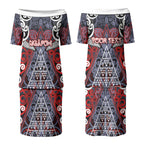 Personalised Aotearoa Iwi Ngapuhi Couples Matching Puletasi and Hawaiian Shirt Maori Motif Tribal