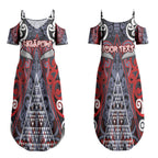 Personalised Aotearoa Iwi Ngapuhi Couples Matching Summer Maxi Dress and Hawaiian Shirt Maori Motif Tribal