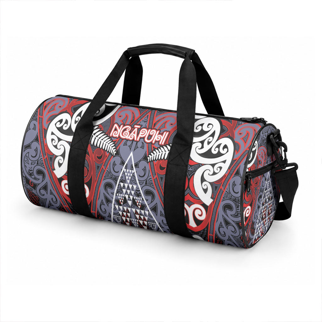Aotearoa Iwi Ngapuhi Duffle Bag Maori Motif Tribal