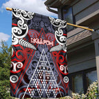 Aotearoa Iwi Ngapuhi Garden Flag Maori Motif Tribal