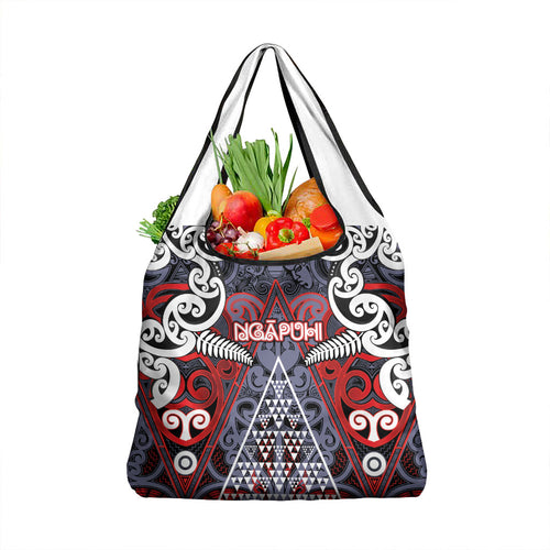 Aotearoa Iwi Ngapuhi Grocery Bag Maori Motif Tribal
