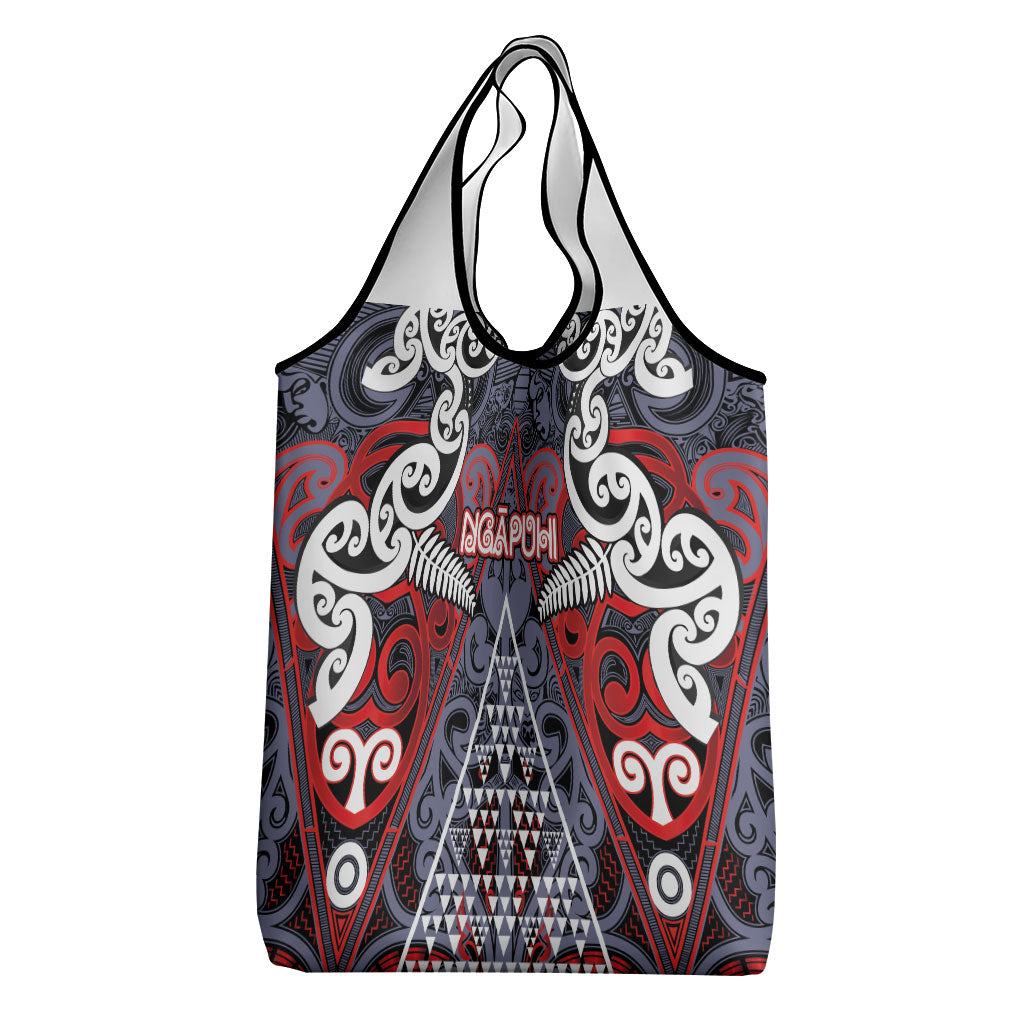 Aotearoa Iwi Ngapuhi Grocery Bag Maori Motif Tribal