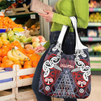 Aotearoa Iwi Ngapuhi Grocery Bag Maori Motif Tribal