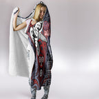 Aotearoa Iwi Ngapuhi Hooded Blanket Maori Motif Tribal