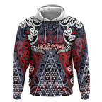 Personalised Aotearoa Iwi Ngapuhi Hoodie Maori Motif Tribal