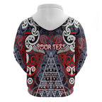 Personalised Aotearoa Iwi Ngapuhi Hoodie Maori Motif Tribal