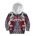 Personalised Aotearoa Iwi Ngapuhi Kid Hoodie Maori Motif Tribal